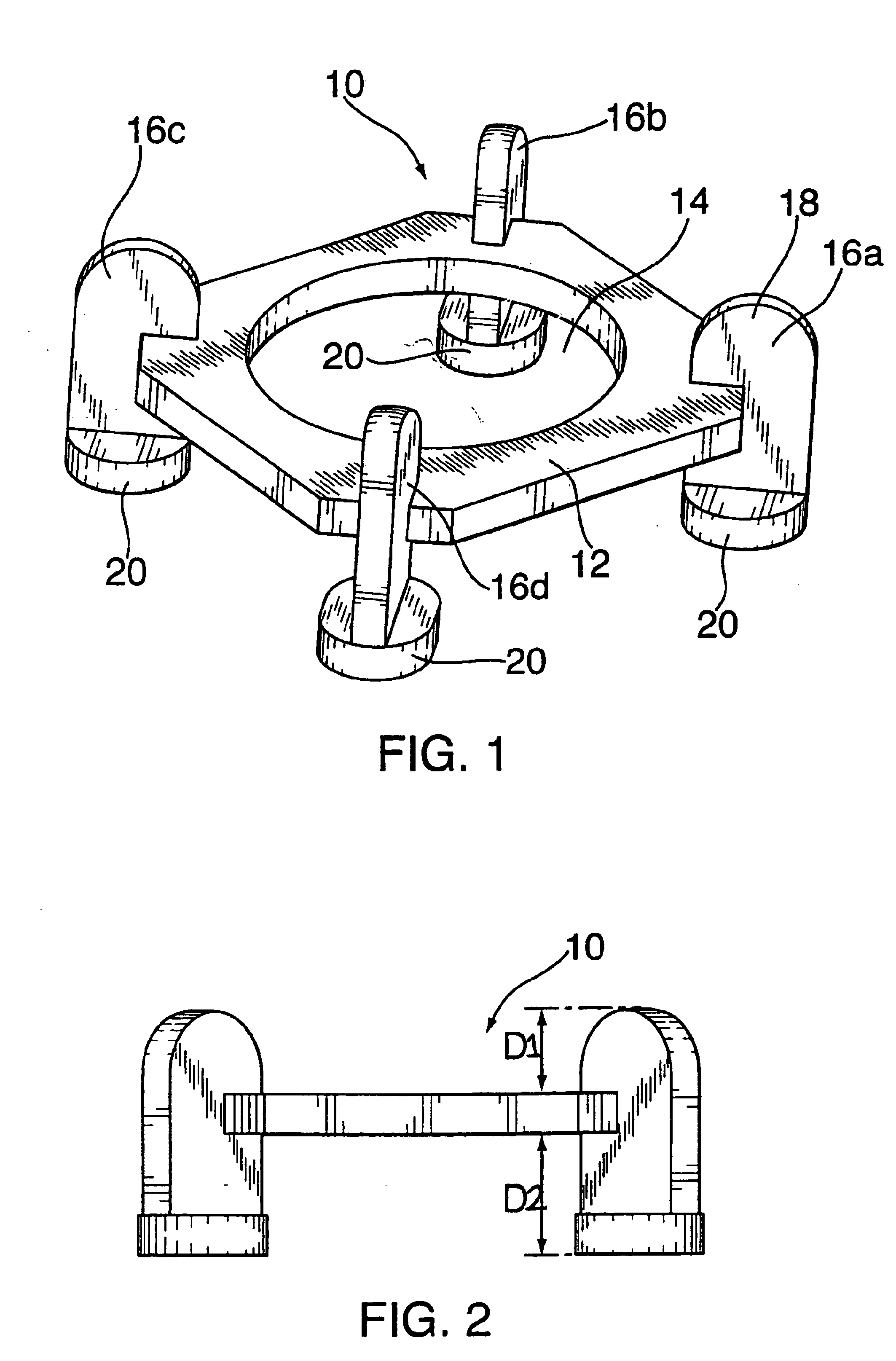 Dual spacing width tile spacer