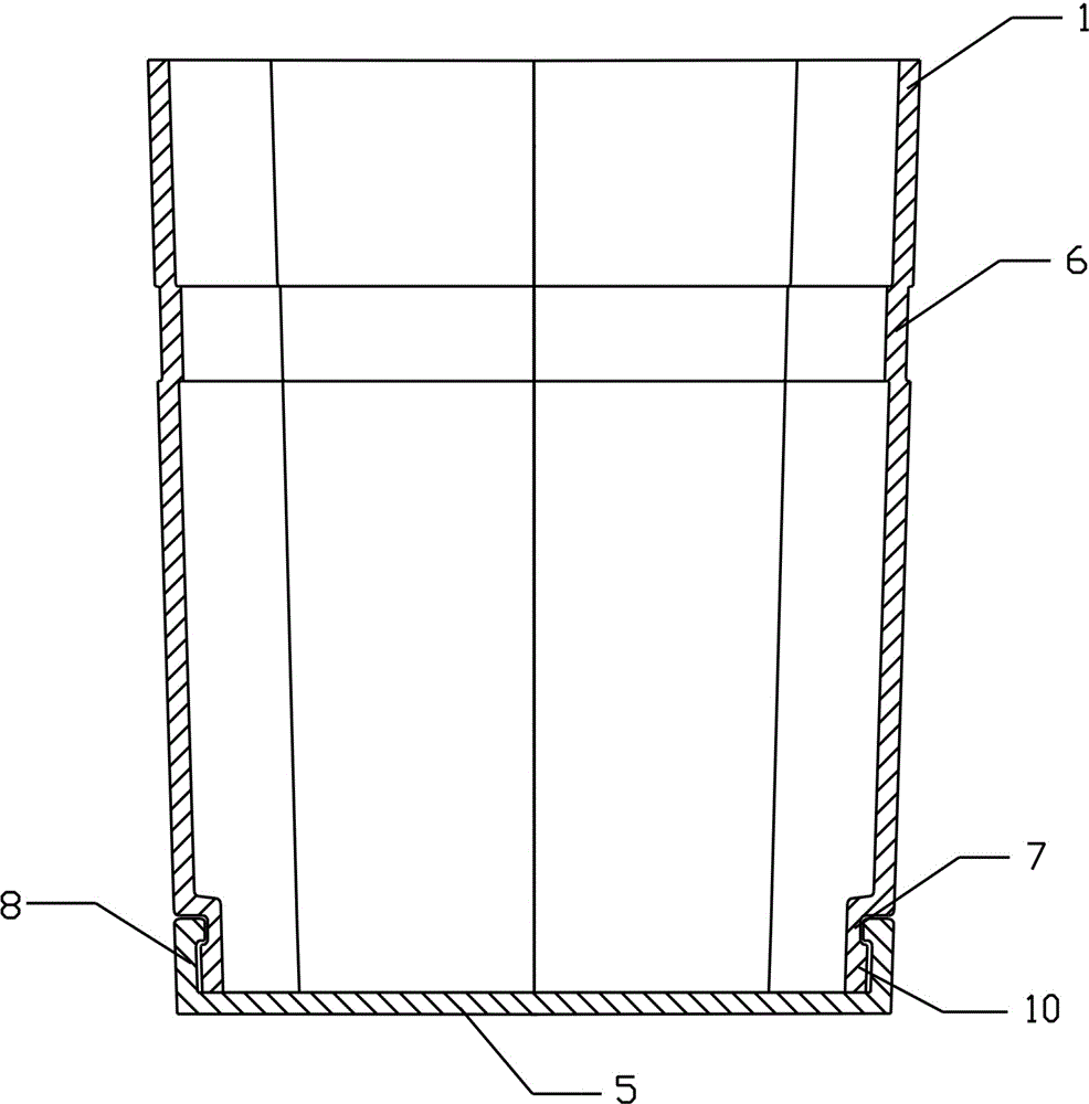 Detachable flowerpot