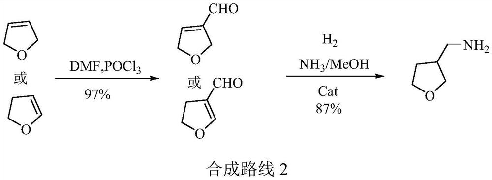 A kind of preparation method of 3-aminomethyltetrahydrofuran