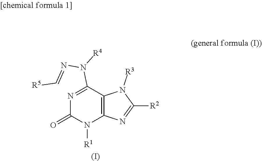 Hydrazinopurine compound and triazolopurine compound for inhibiting xanthine oxidase