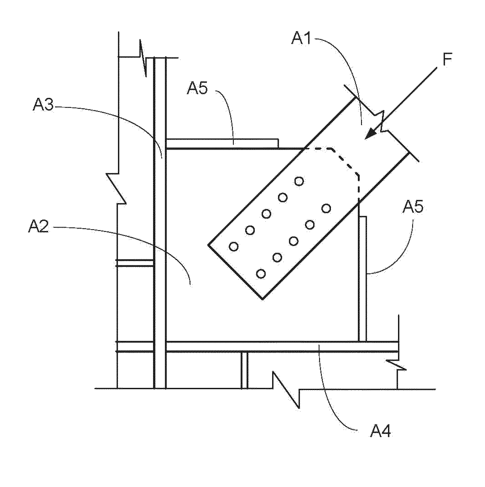 Laterally restrained joint structure