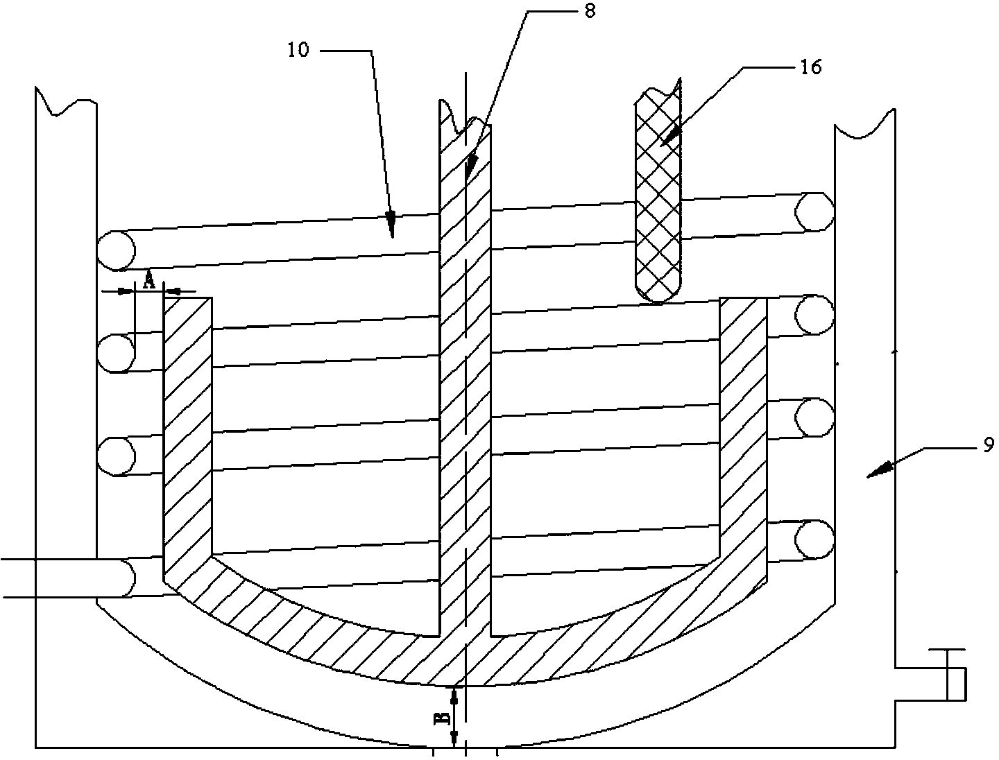 Shear history simulation experiment device and method for non-Newtonian crude oil