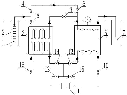 Same-layer recharge electric heating pump type gradient utilization heating system