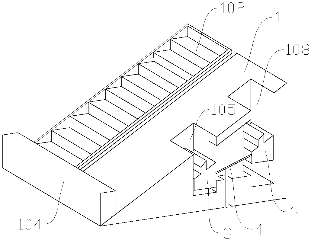 Slope sliding type liftable wharf