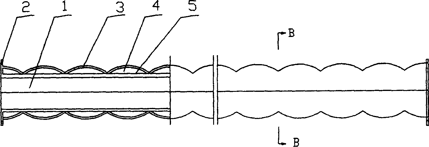 Vacuum heat-preserving tube