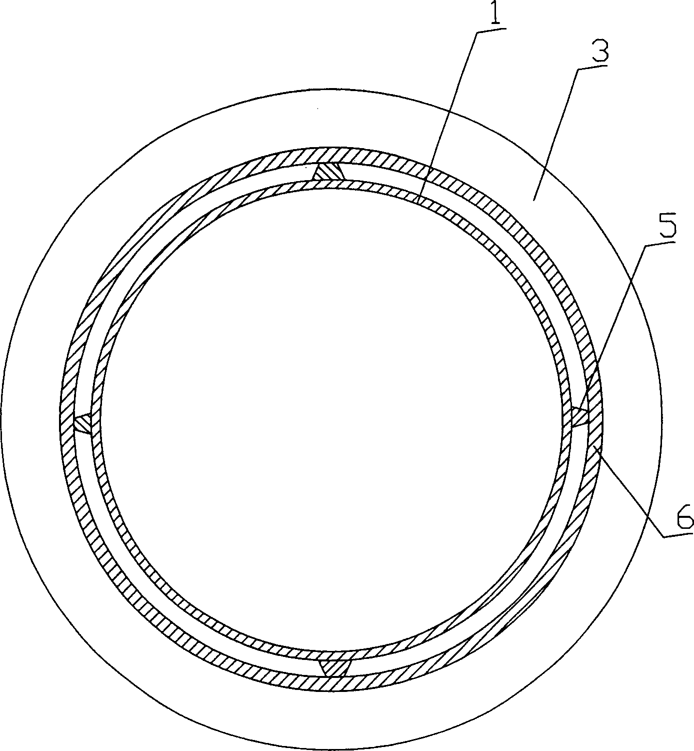 Vacuum heat-preserving tube