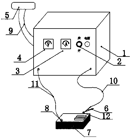 Electric washing device of temperature controller