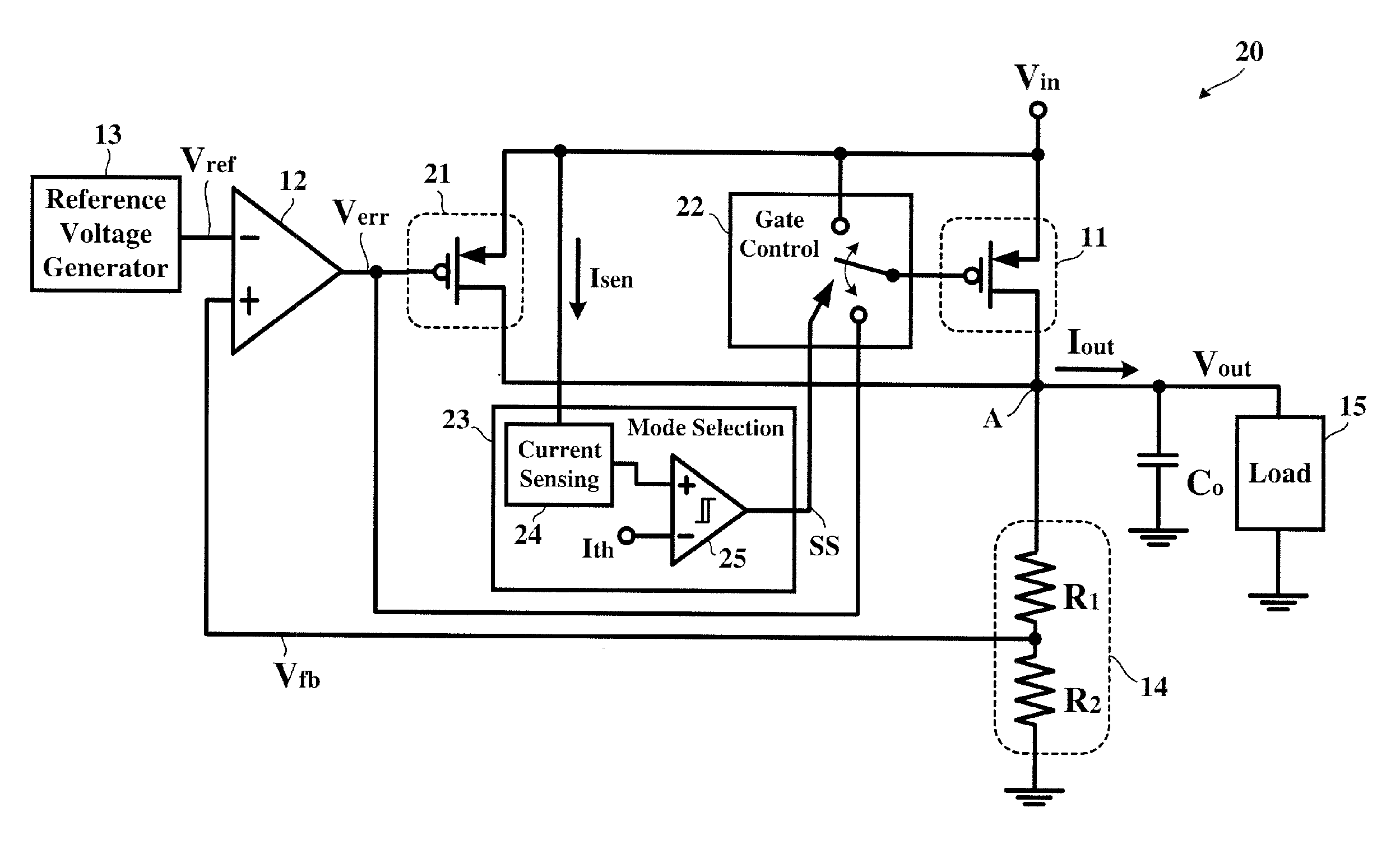 High-efficiency linear voltage regulator