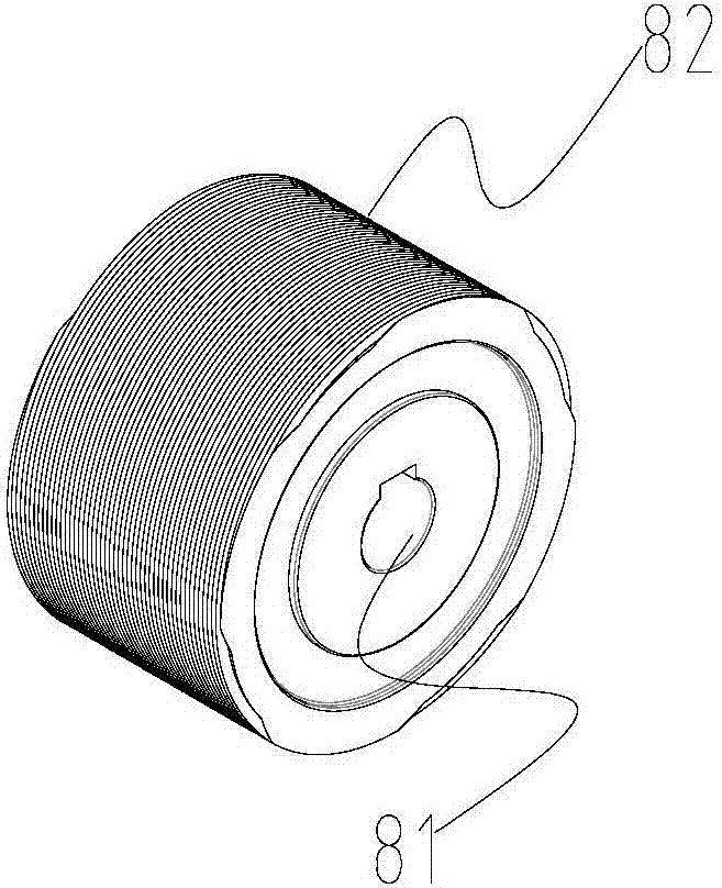 Numerically-controlled precise thread rolling machine and multi-head lead screw for automobile