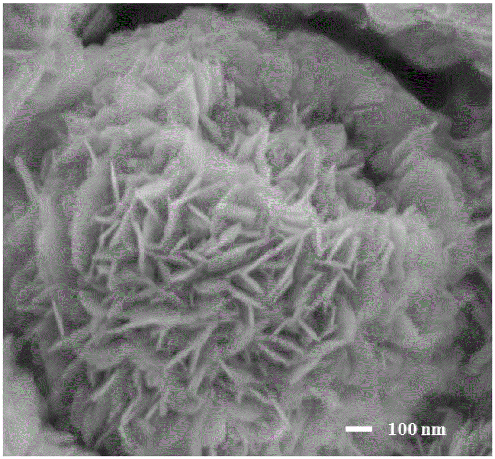 Bismuth oxychloride catalyst with visible light response core-shell structure and preparation method thereof