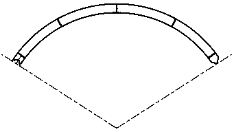 Automatic forming method of high-speed rail composite material vehicle body