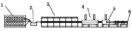 Automatic forming method of high-speed rail composite material vehicle body