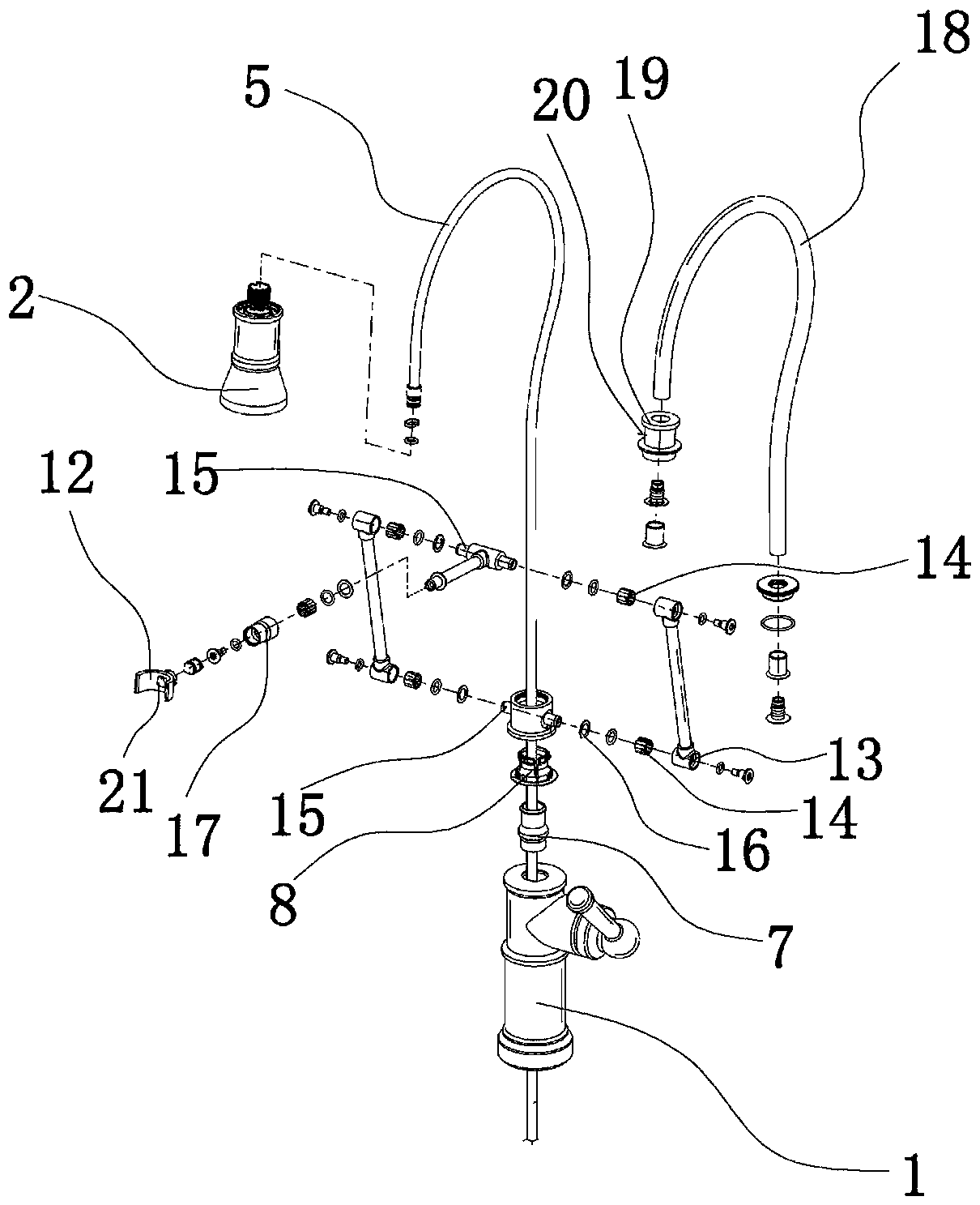 Novel water tap