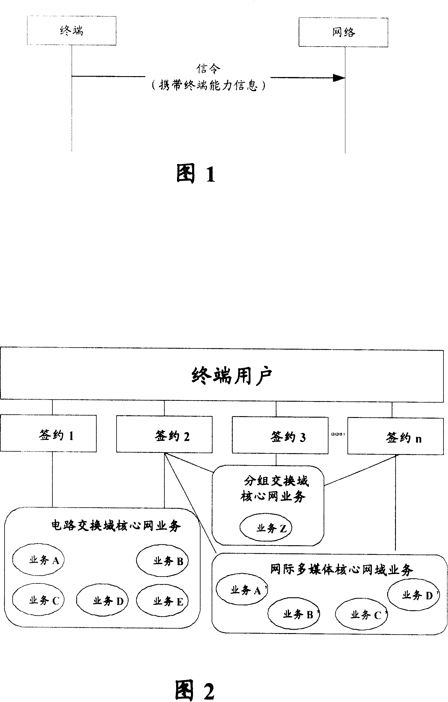 System and method for acquiring information of terminal unit contractual capacity