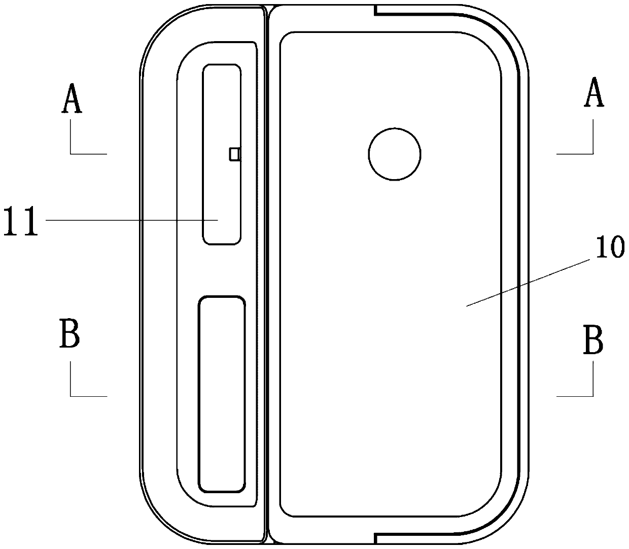 Device for washing mop by running water