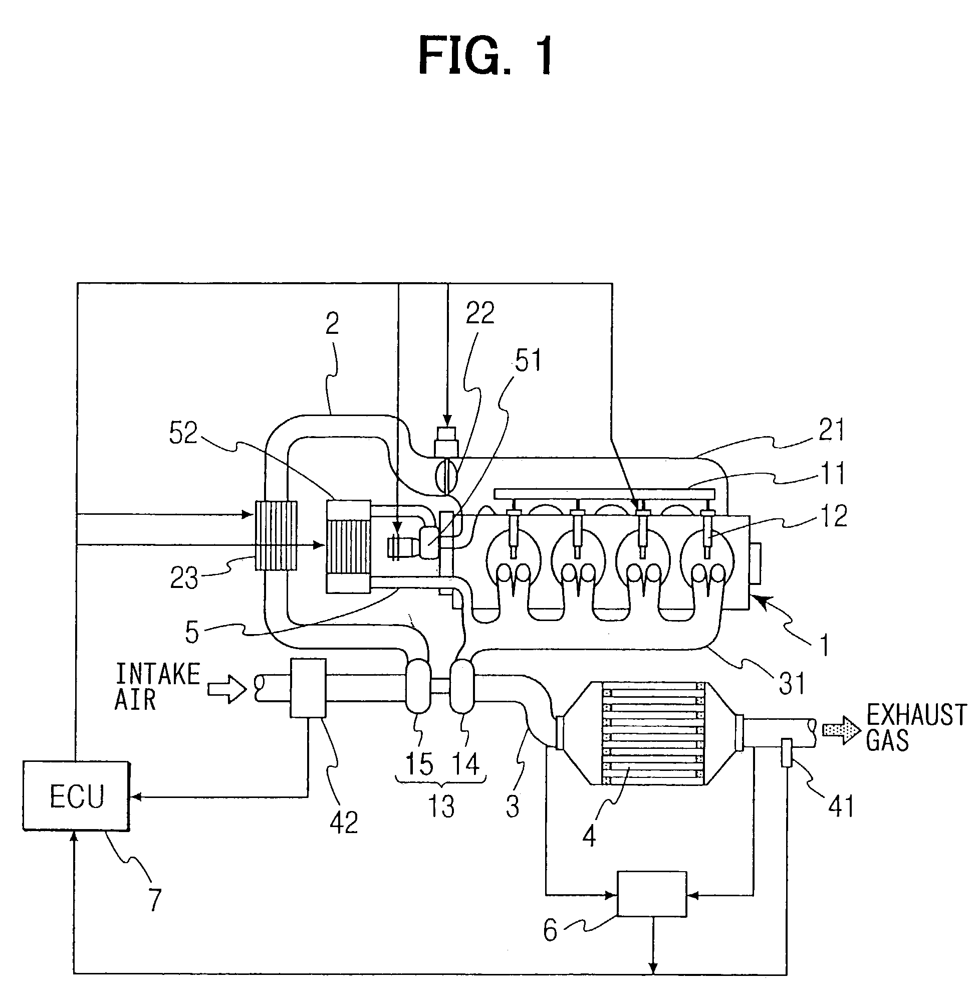 Exhaust gas cleaning system having particulate filter