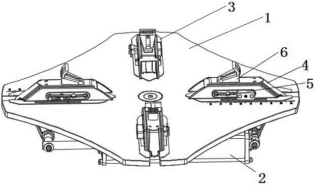 Position-changeable large disk of tire disassembling machine