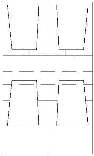 Underground cavity measuring method using flow quantity and flow velocity relationship