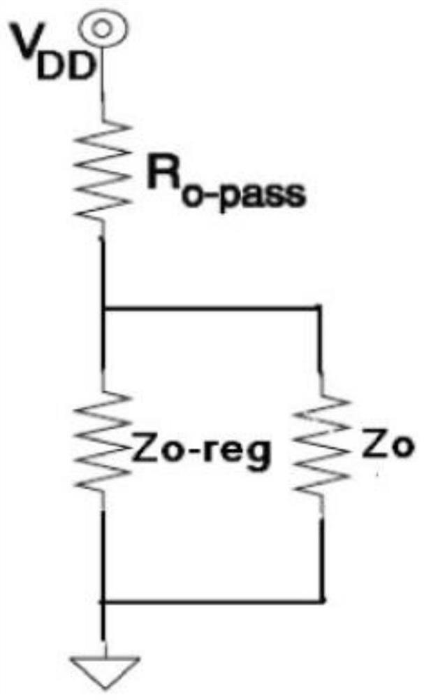 Noise high power supply rejection ratio circuit