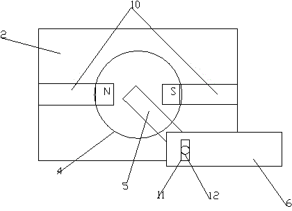 Permanent magnet speed controller with fixed magnetic gap