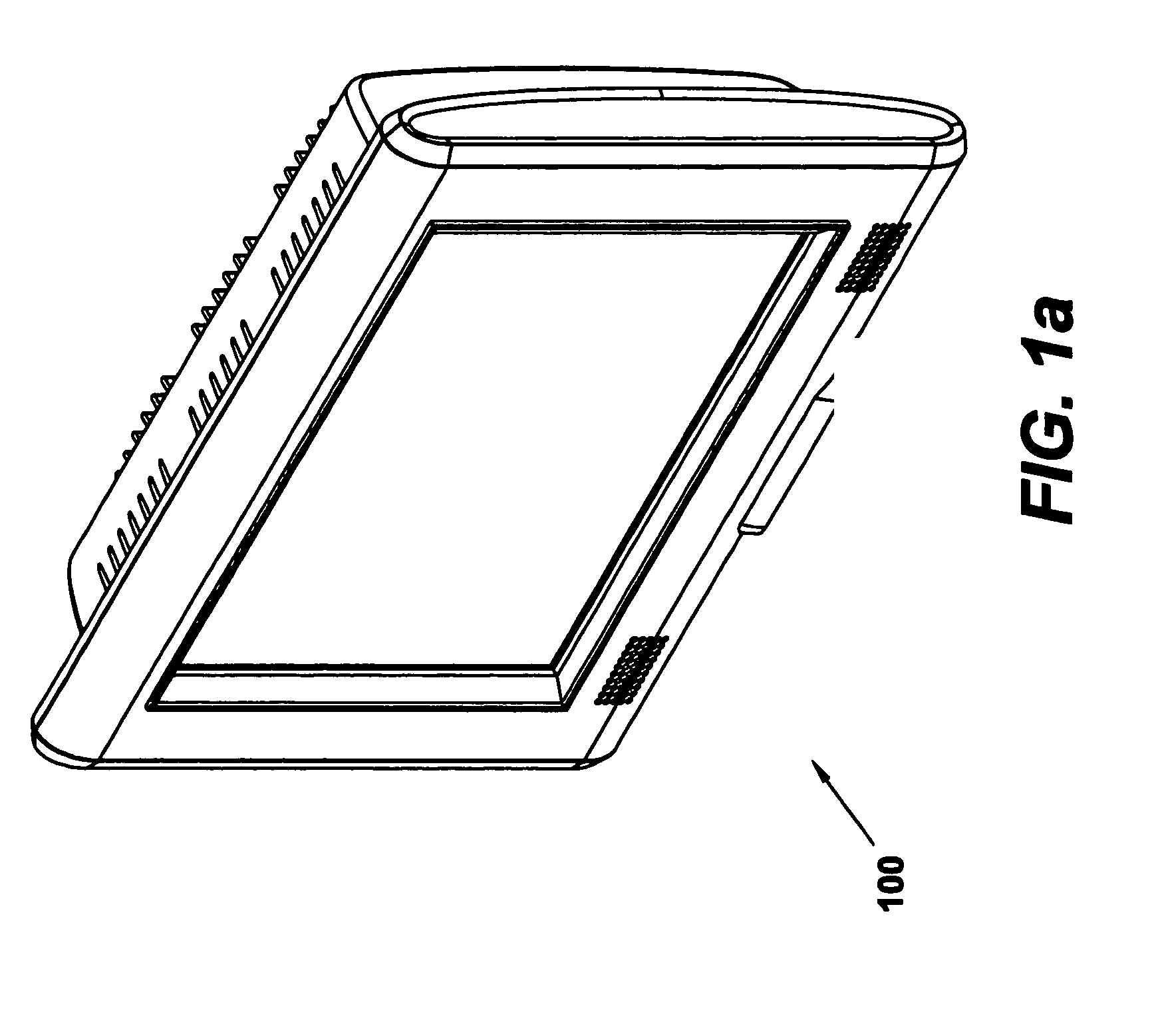 Fanless computer with integrated display