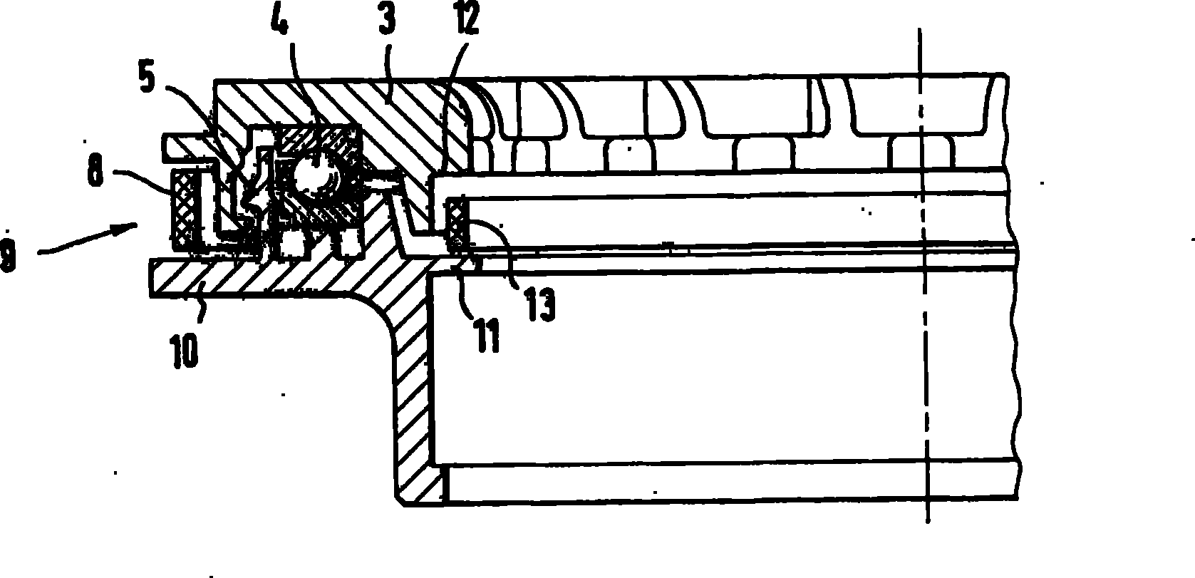 Spring strut bearing