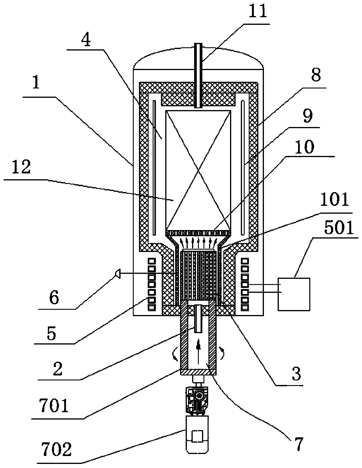 A chemical vapor deposition furnace