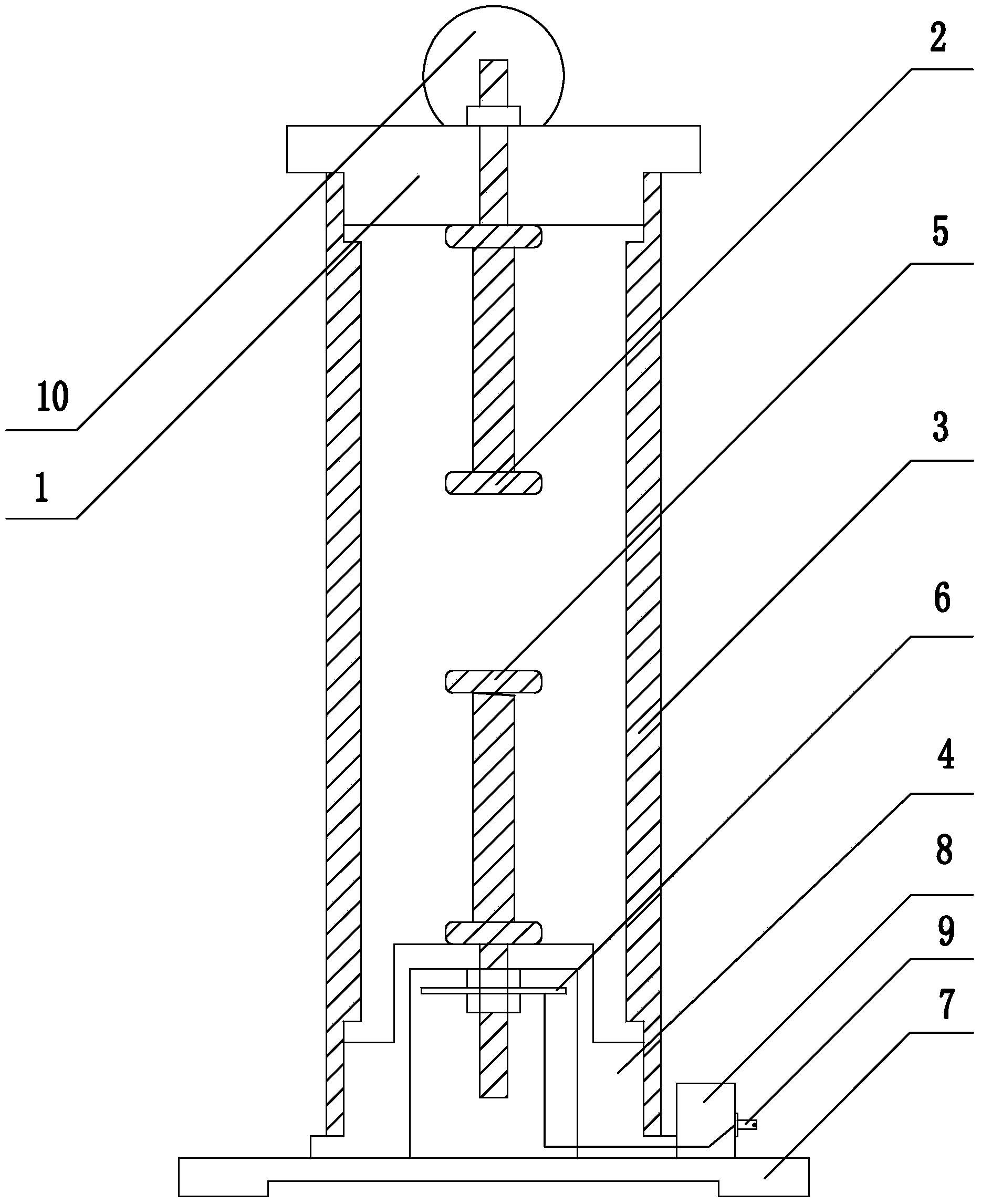 High-voltage capacitive voltage divider