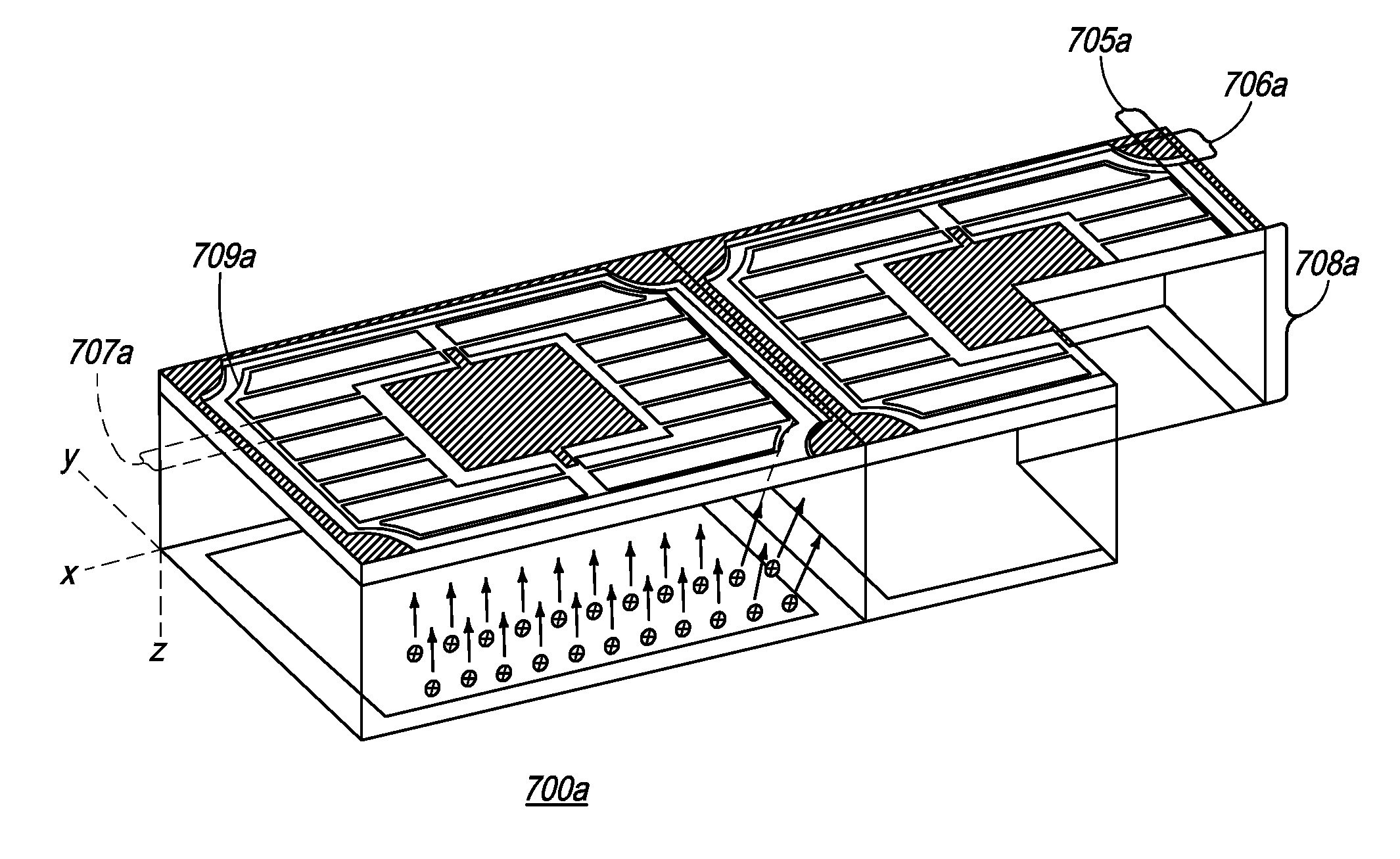 Thin wafer detectors with improved radiation damage and crosstalk characteristics