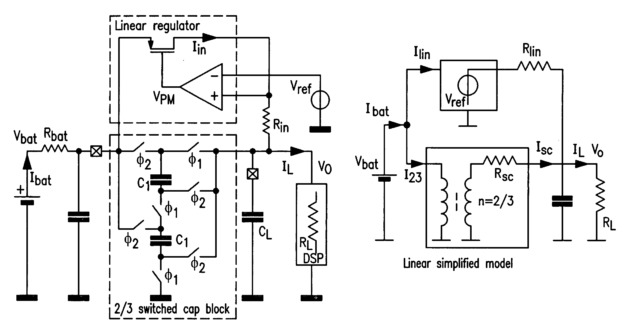 Power supply arrangement for battery powered device