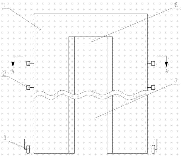 Sealing device for preventing flue gas from overflowing when tamping coke oven is charged with coal