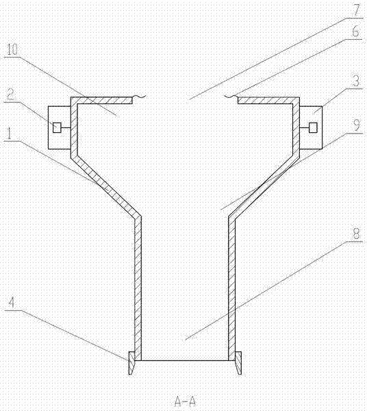 Sealing device for preventing flue gas from overflowing when tamping coke oven is charged with coal