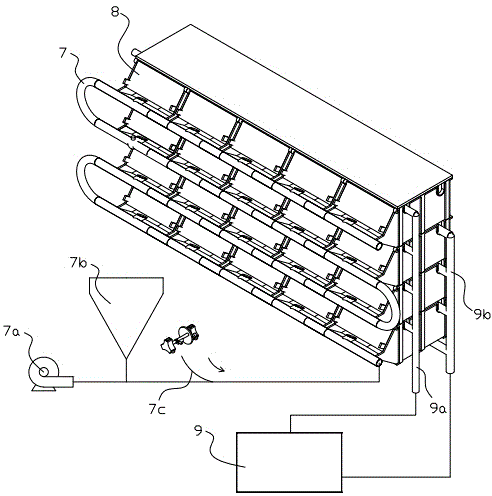 Rapid feeding industrial aquaculture device