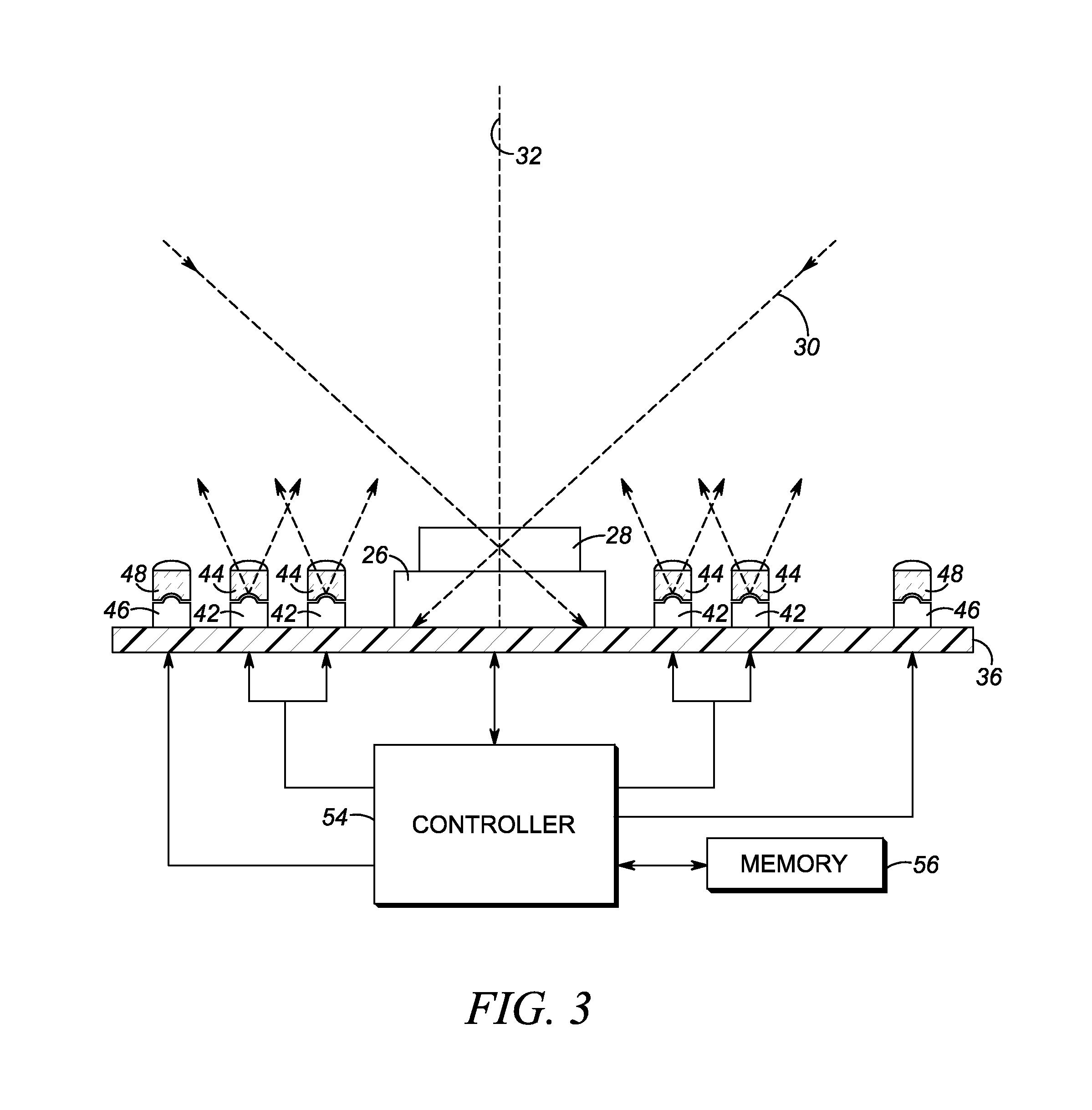 Reducing perceived brightness of illumination light source in electro-optical readers that illuminate and read targets by image capture