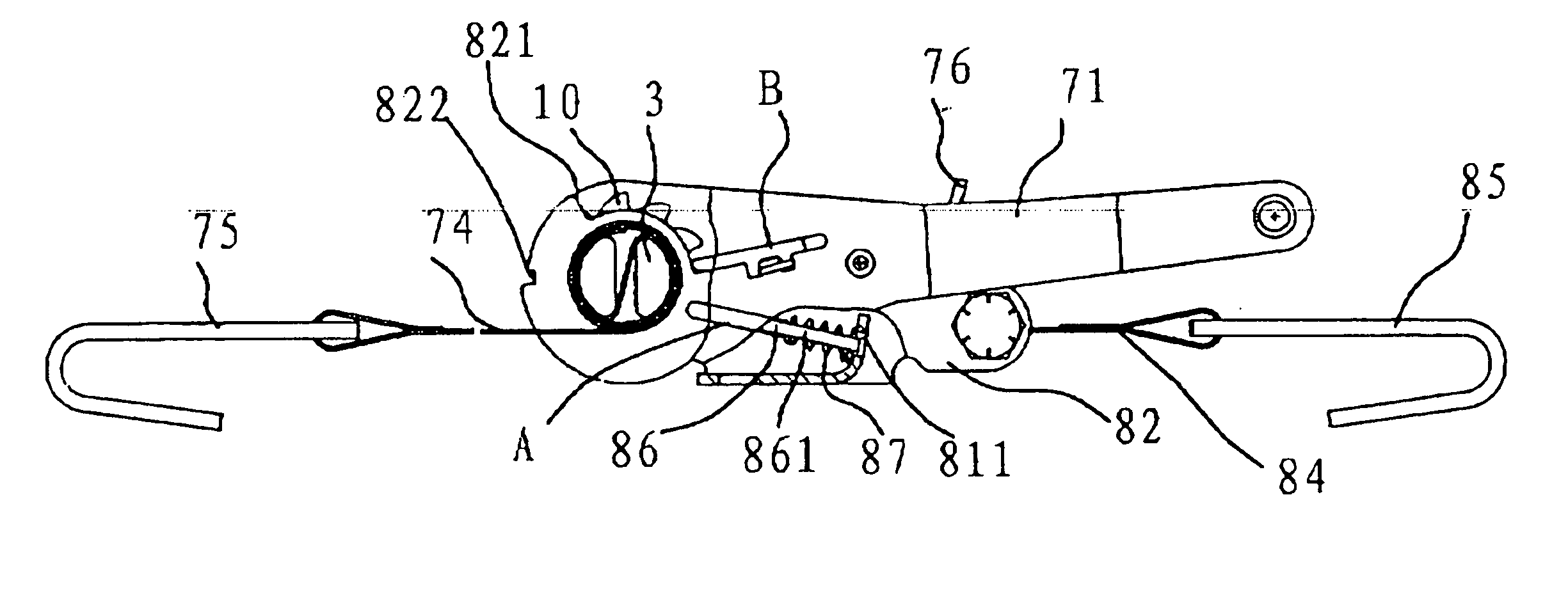 Ratchet wheel for a lashing apparatus