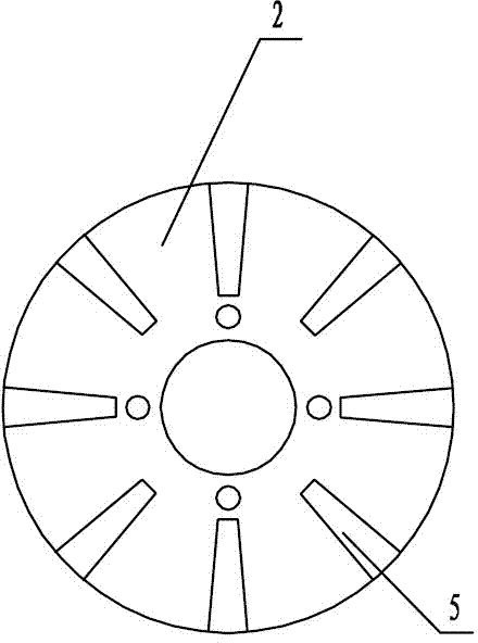 Disc type motor rotor