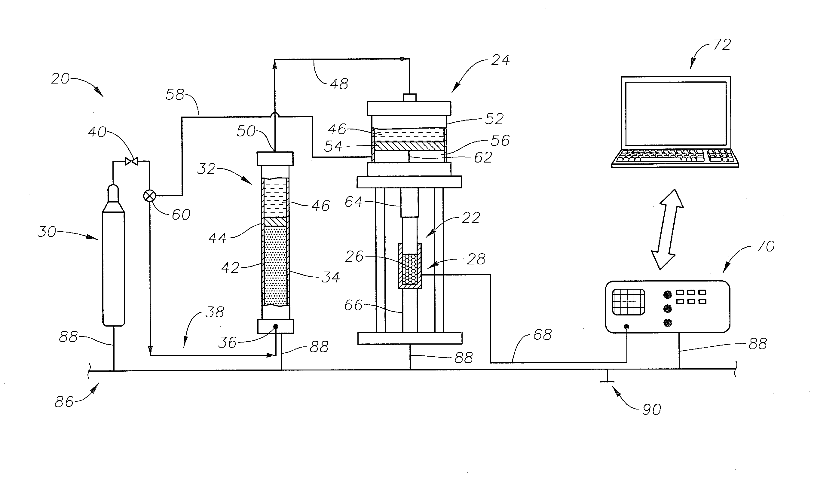 Portable device and method for field testing proppant