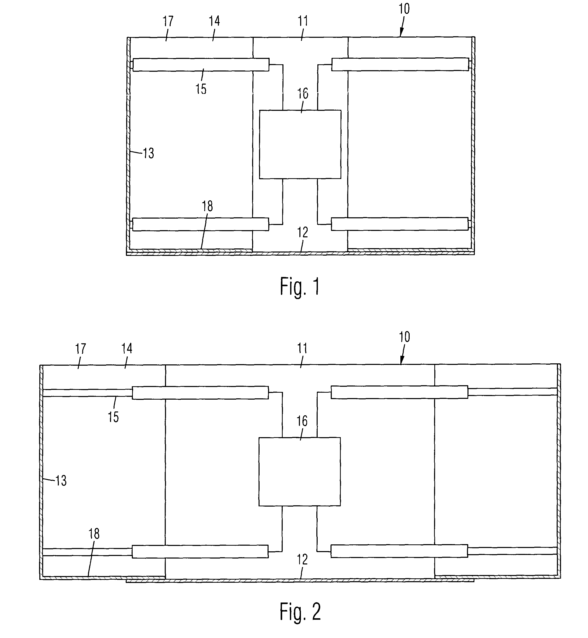 Expandable fire-fighting fluid container