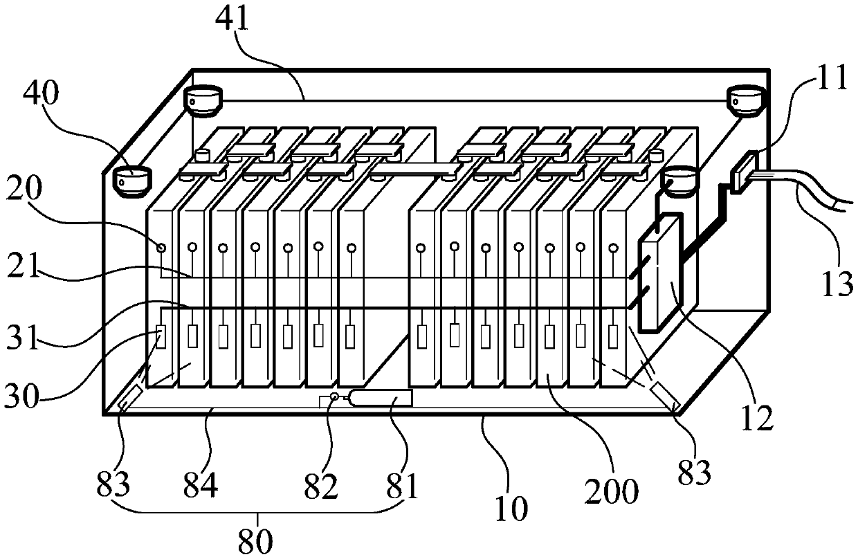 Power battery fire monitoring and early warning system