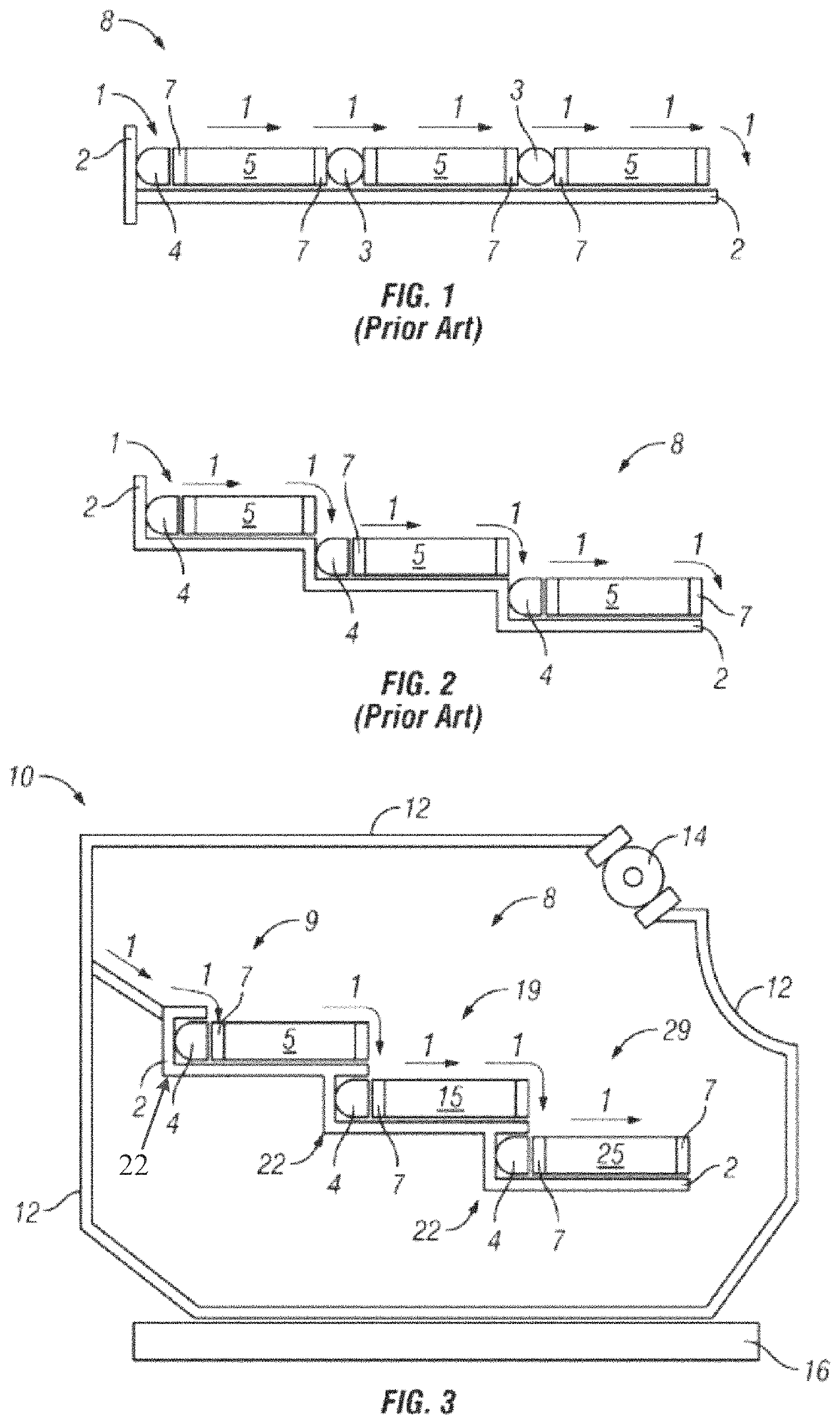 Shale shaker with stair-stepped arrangements of screens and methods of using same, and methods of retrofitting shale shakers