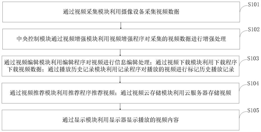 Network computer multimedia video playing system