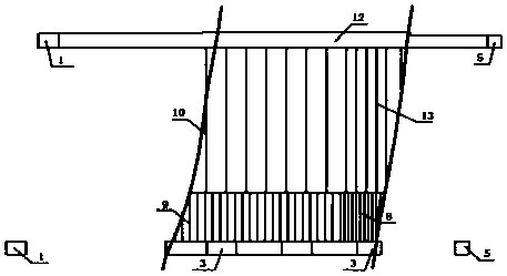 Mining method of efficient big collapse area ore mining