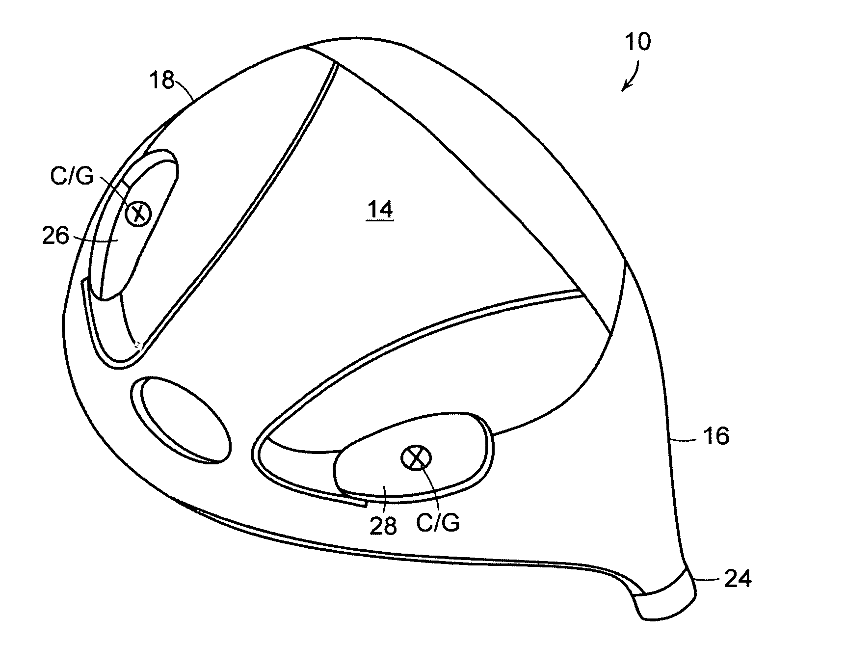 Metal wood golf club head