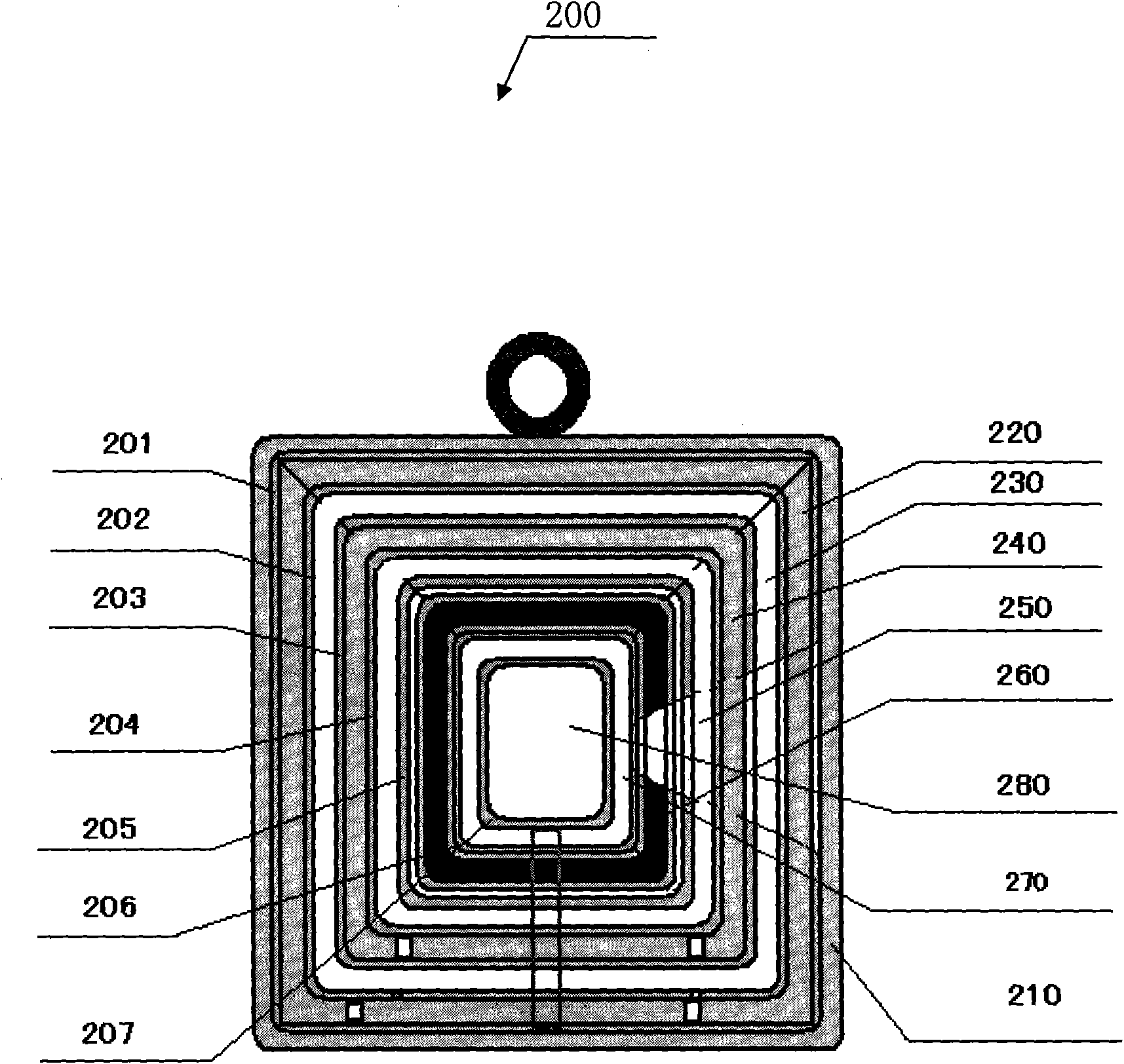 Internal wireless self-cooled continuous automatic temperature measurement method in coke oven and spectrogram device thereof