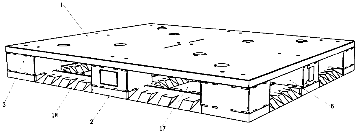 Logistics field tray based on internet of things technology and information embedding method