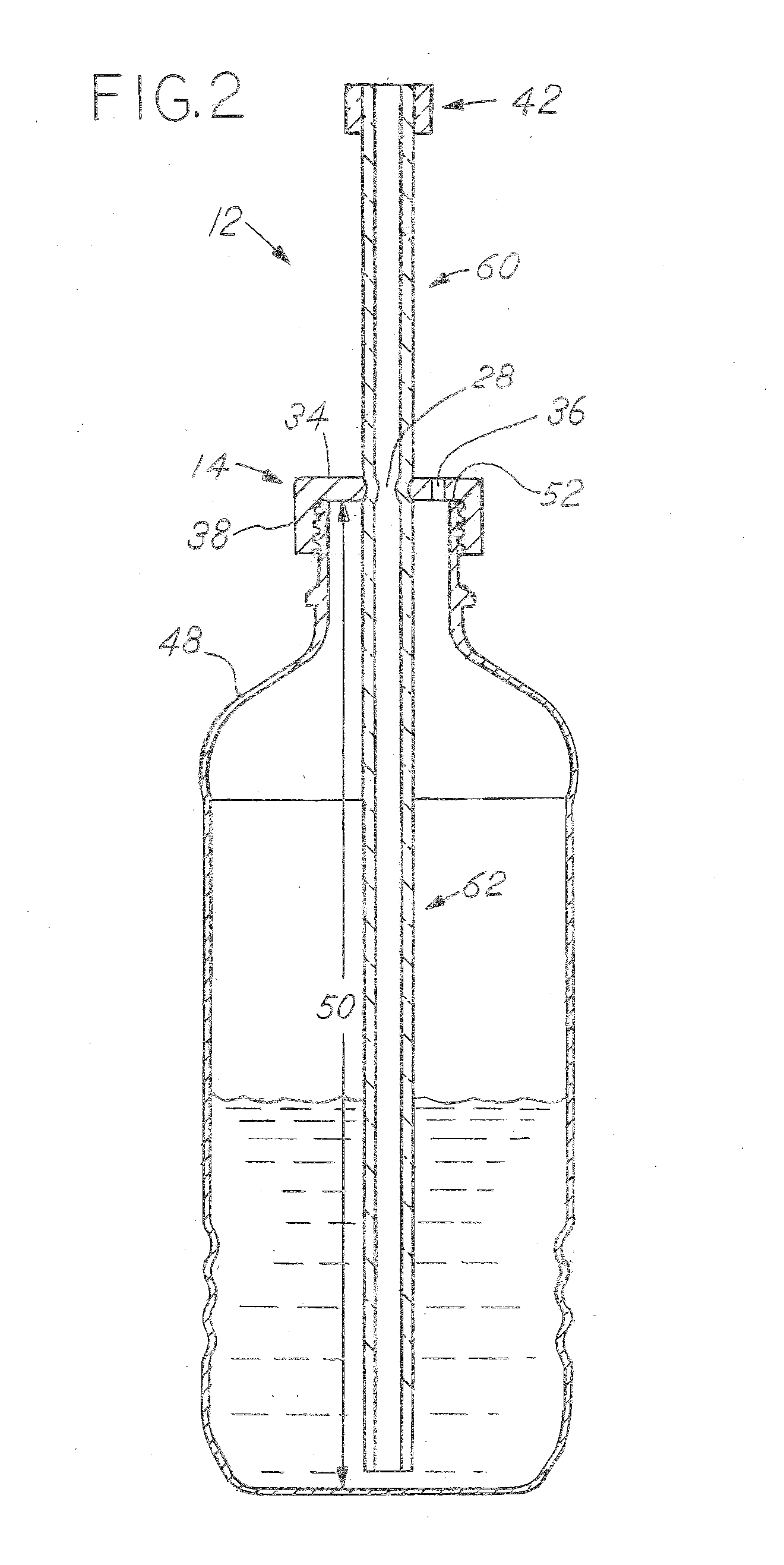 Universal threaded bottle cap and straw