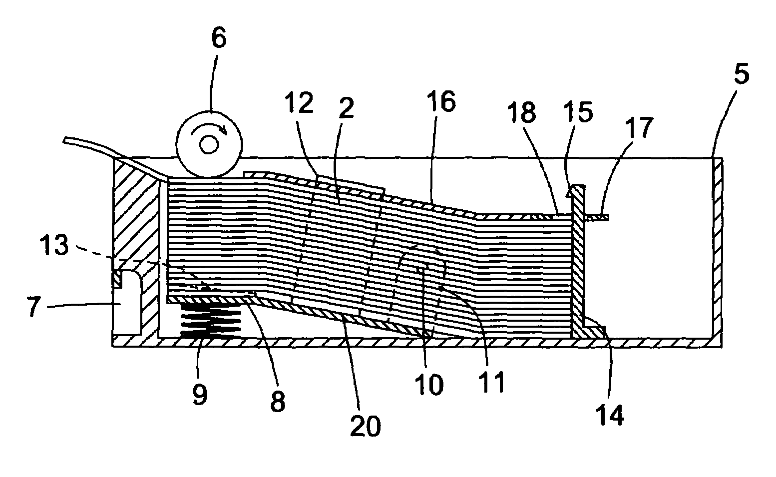 Automatic paper feed apparatus