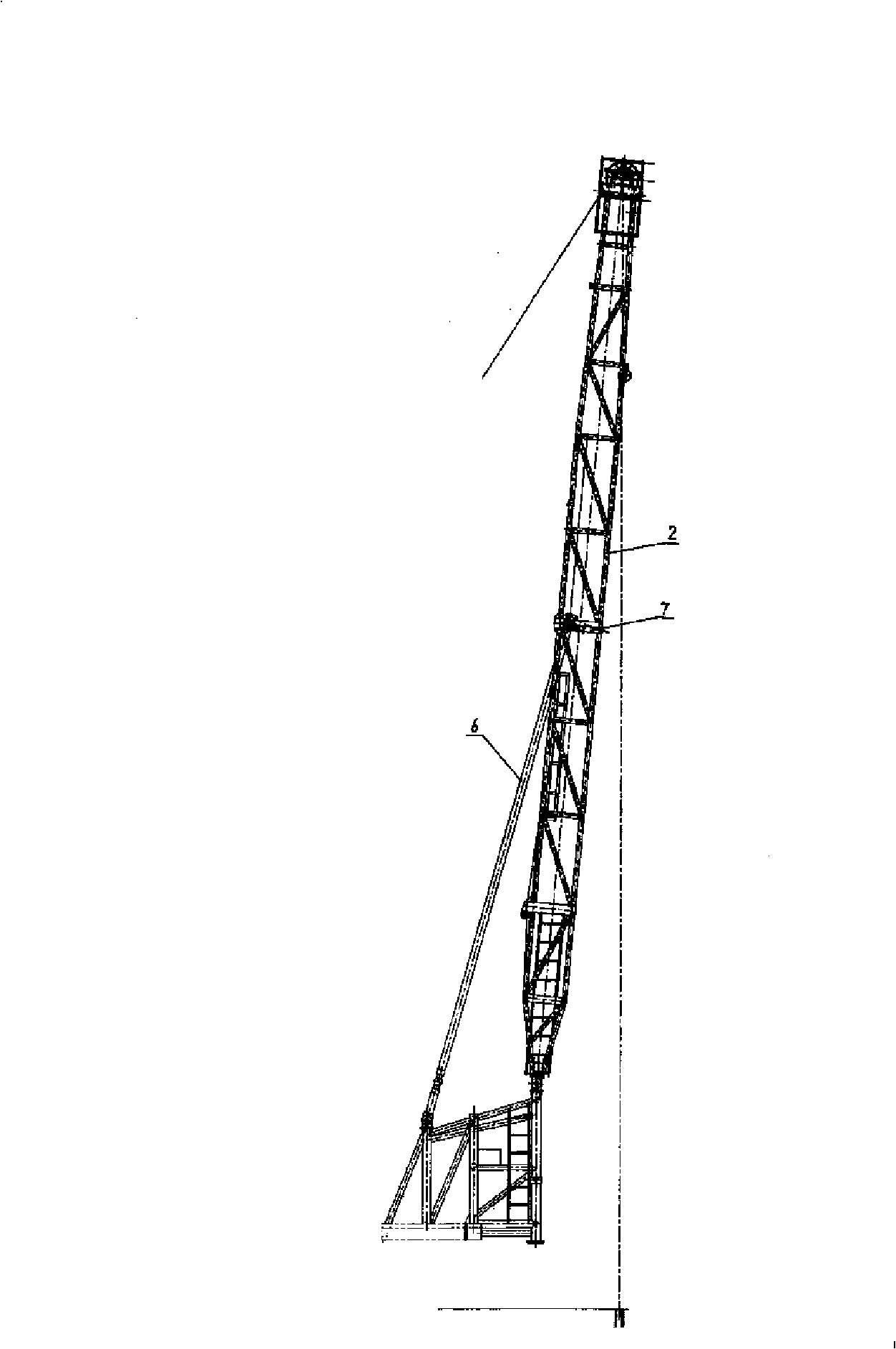 Combined sand-washing well repairing machine