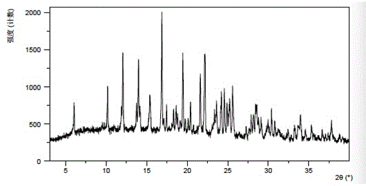 Crystal form B of anisodine hydromide and preparation method and application of crystal form B