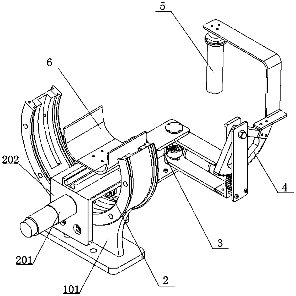 Open-loop adjustable wrist joint rehabilitation training exoskeleton